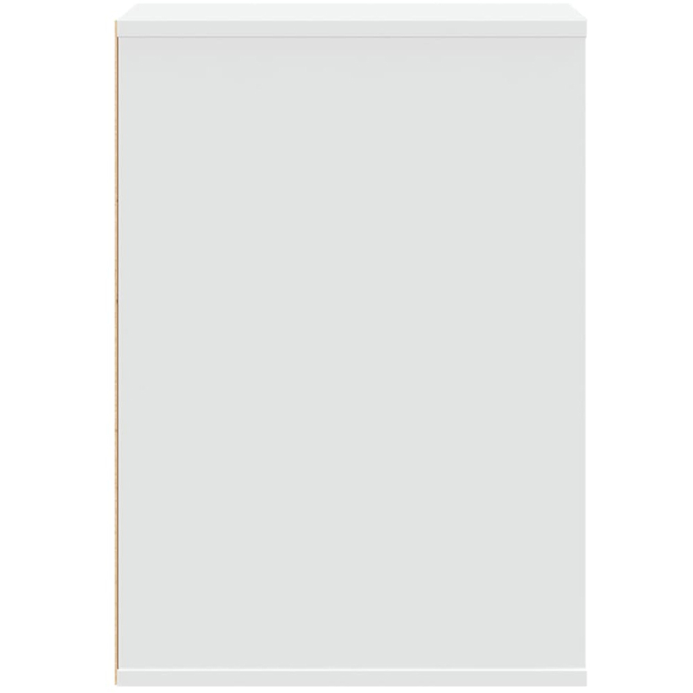 vidaXL 3 Drawer White Wooden Chest of Drawers Image 5
