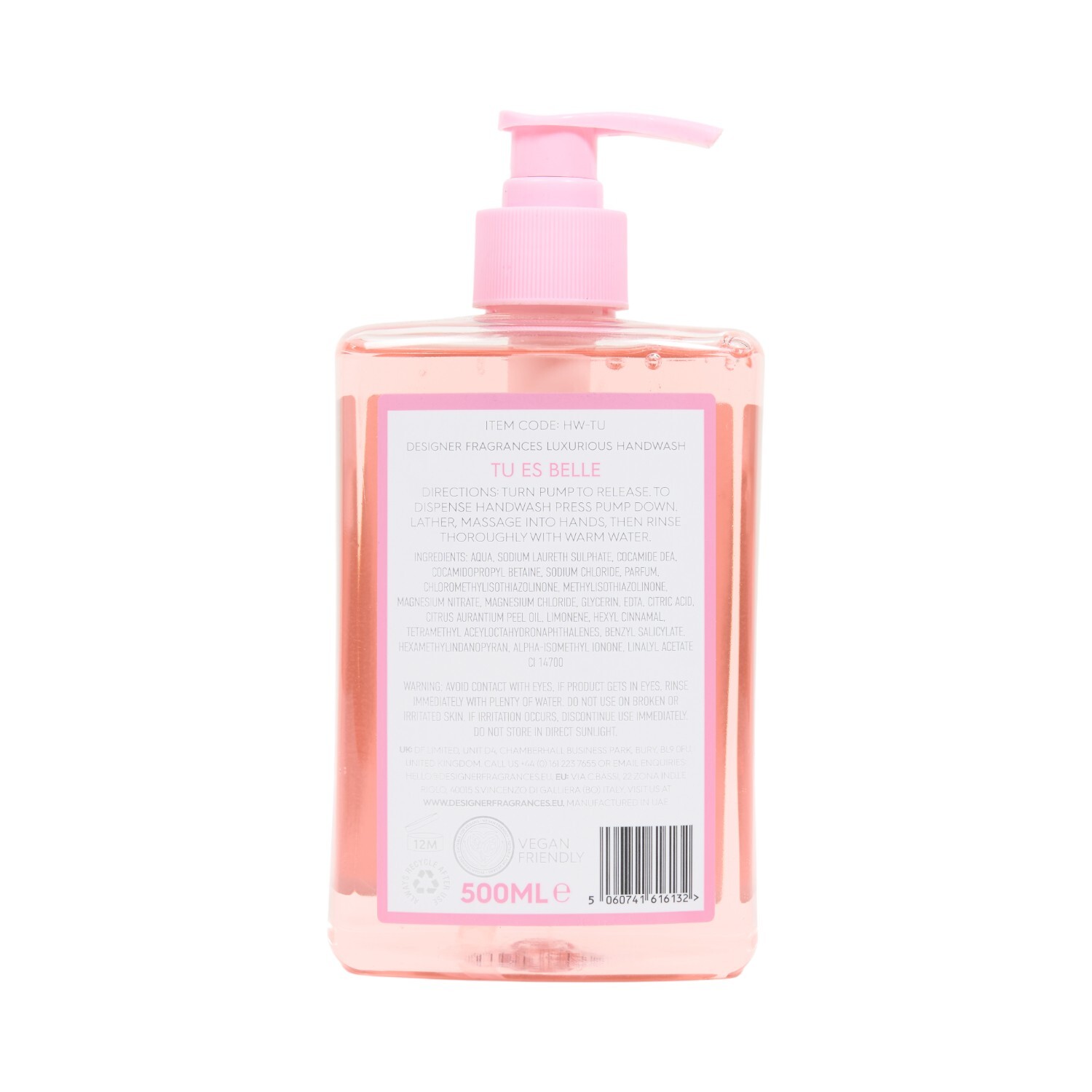 Designer Fragrance Tu Es Belle Hand Wash Image 3
