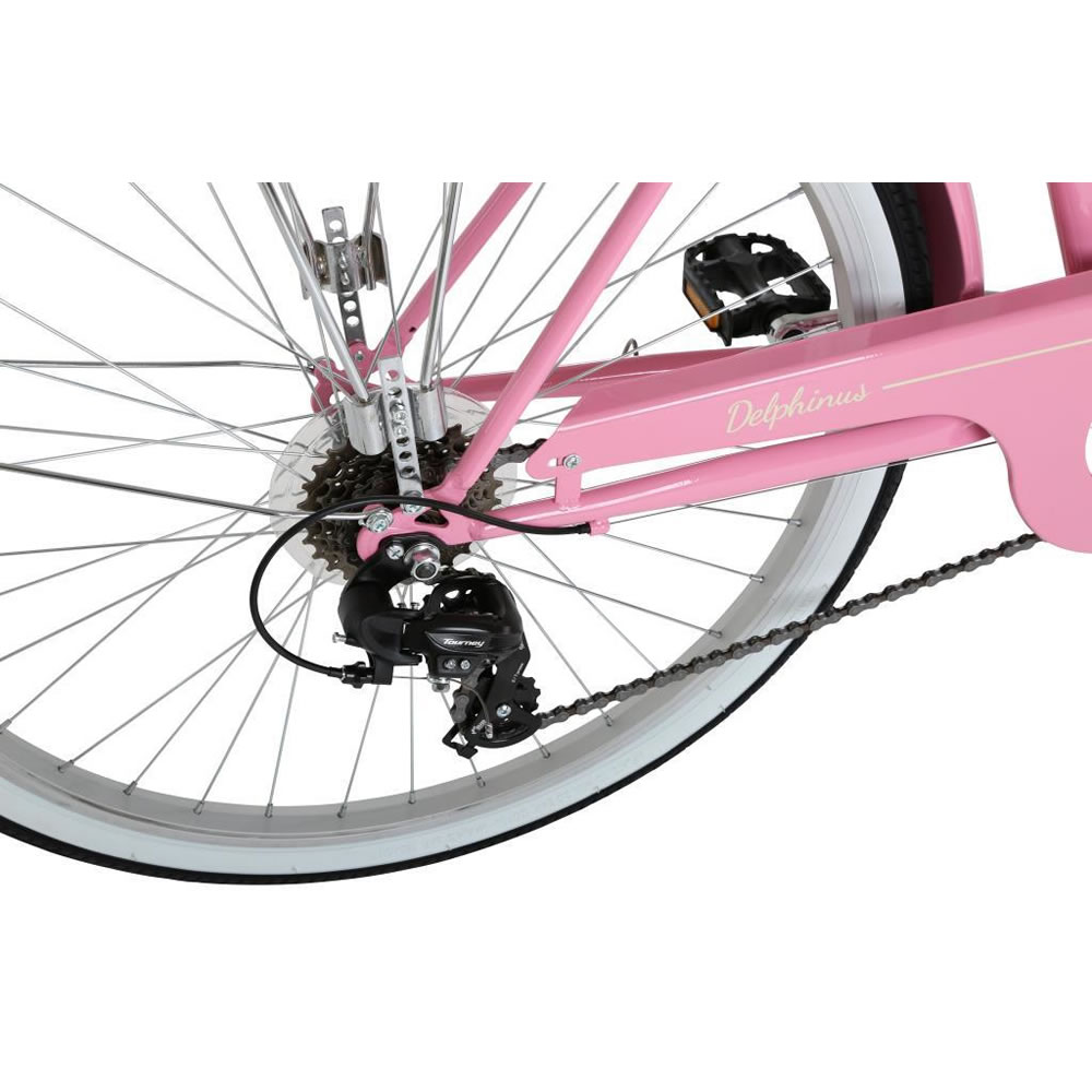 Barracuda Delphinus Womens 7 Speed 19" Pink Vintage Bike Image 7