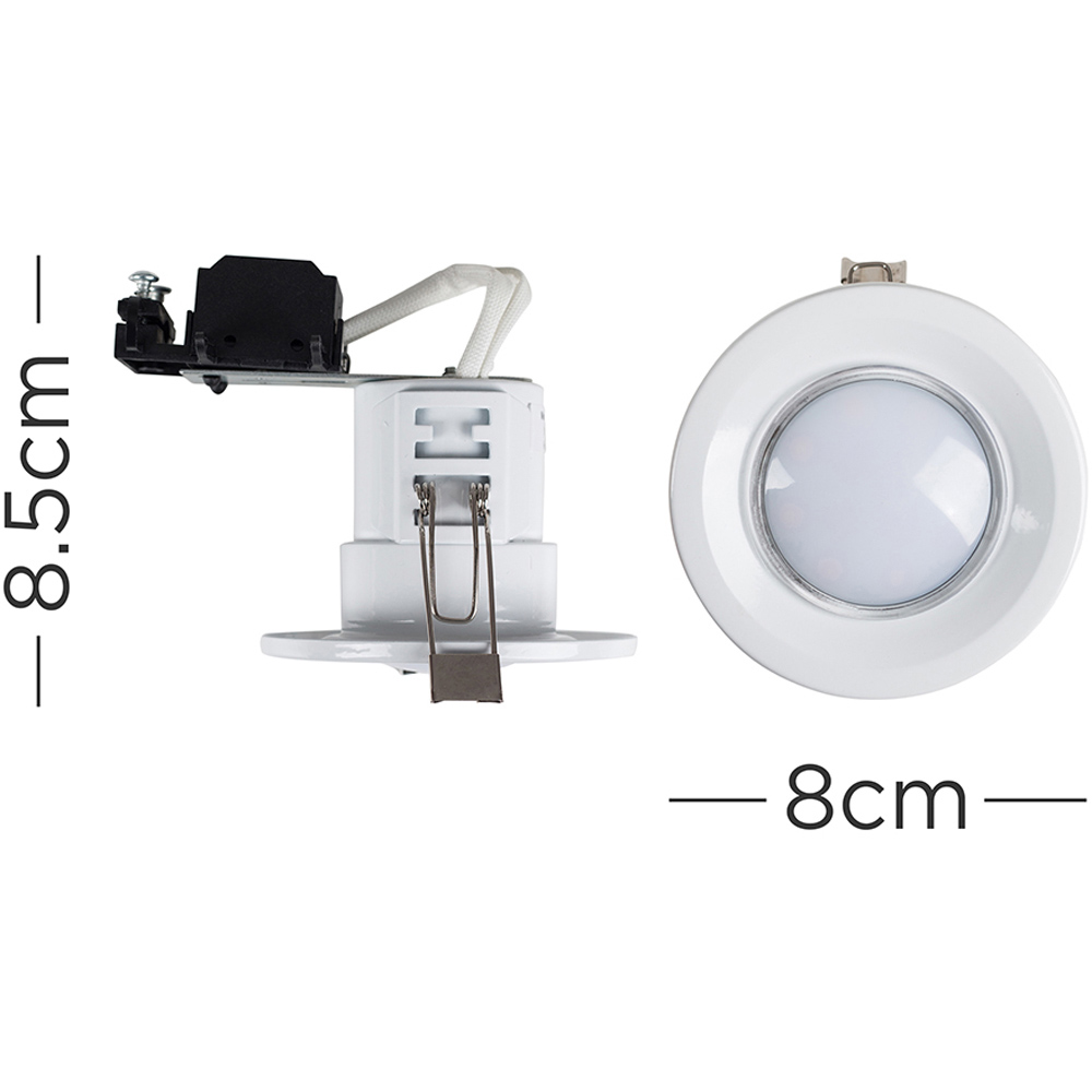 ValueLights White Warm White LED Ceiling Downlight 30 Pack Image 3