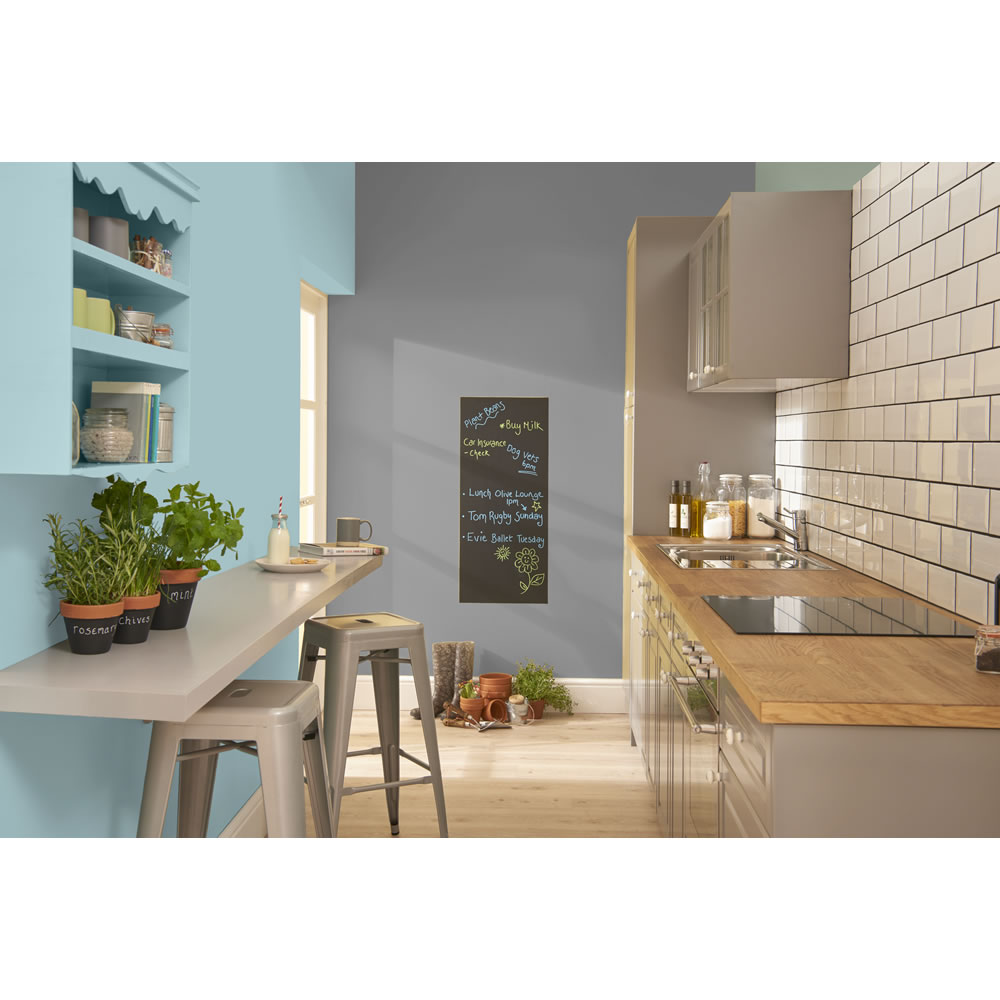 Wilko Kitchen Orpington Duck Egg Matt Emulsion Paint 2.5L Wilko