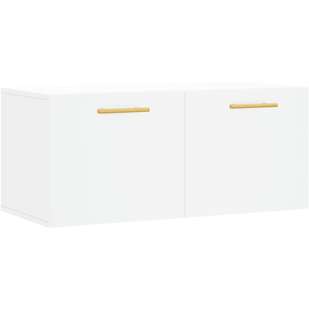 vidaXL 2 Door White Wall Cabinet Image 2