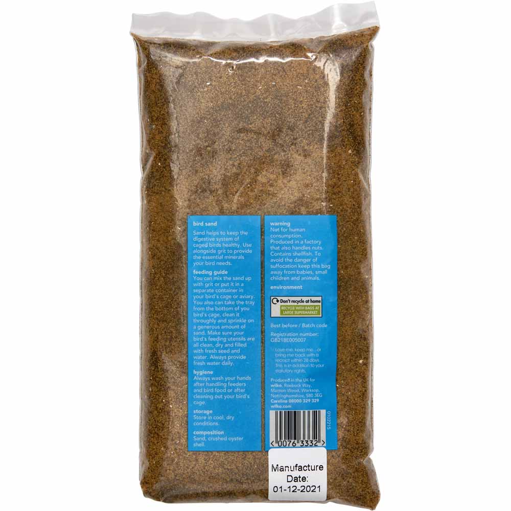 Wilko Bird Sand 1kg Image 2