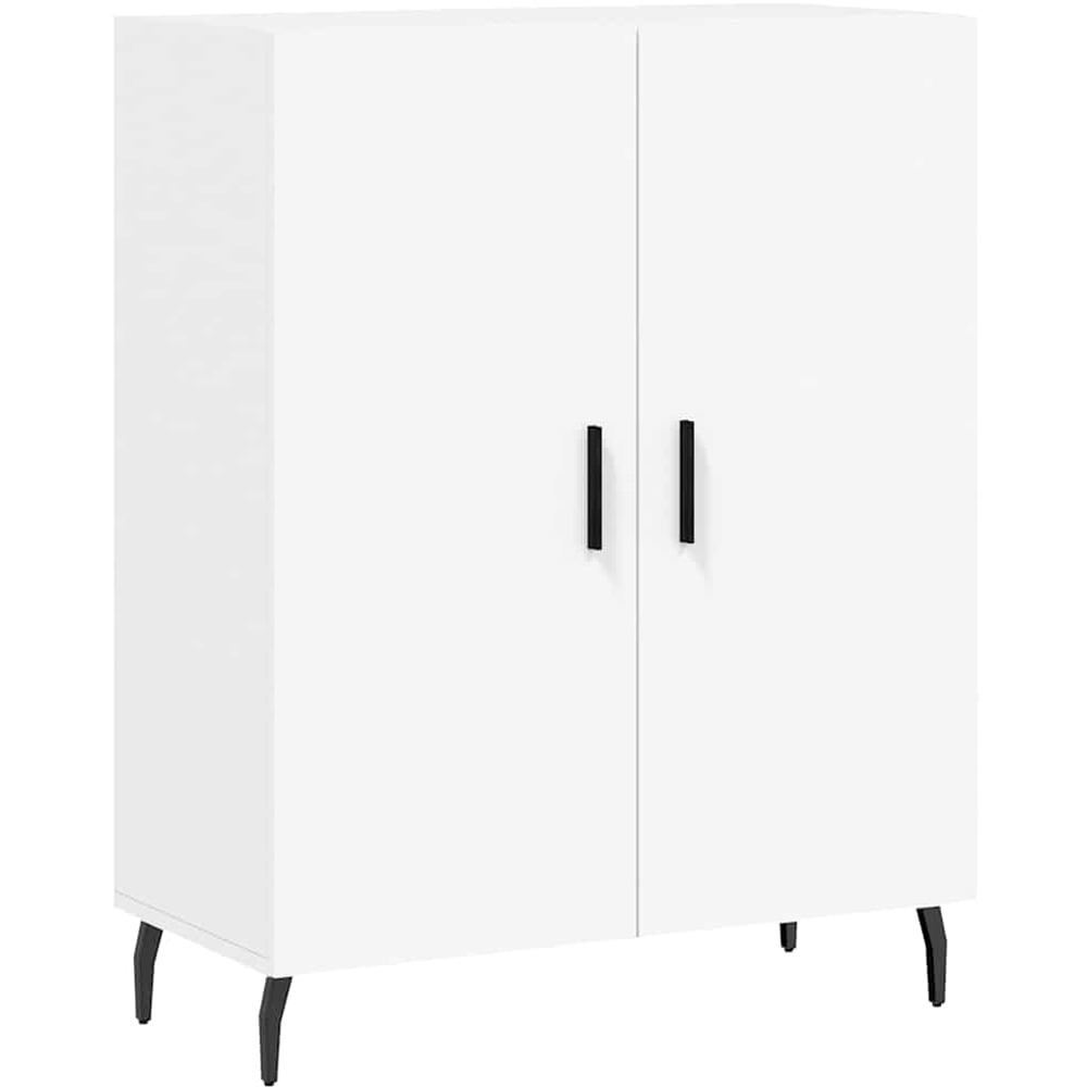 vidaXL 4 Door White Highboard Image 6