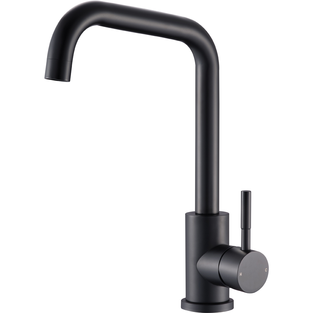 Reginox Nera MB Matt Black Single Lever Kitchen Tap Image 1
