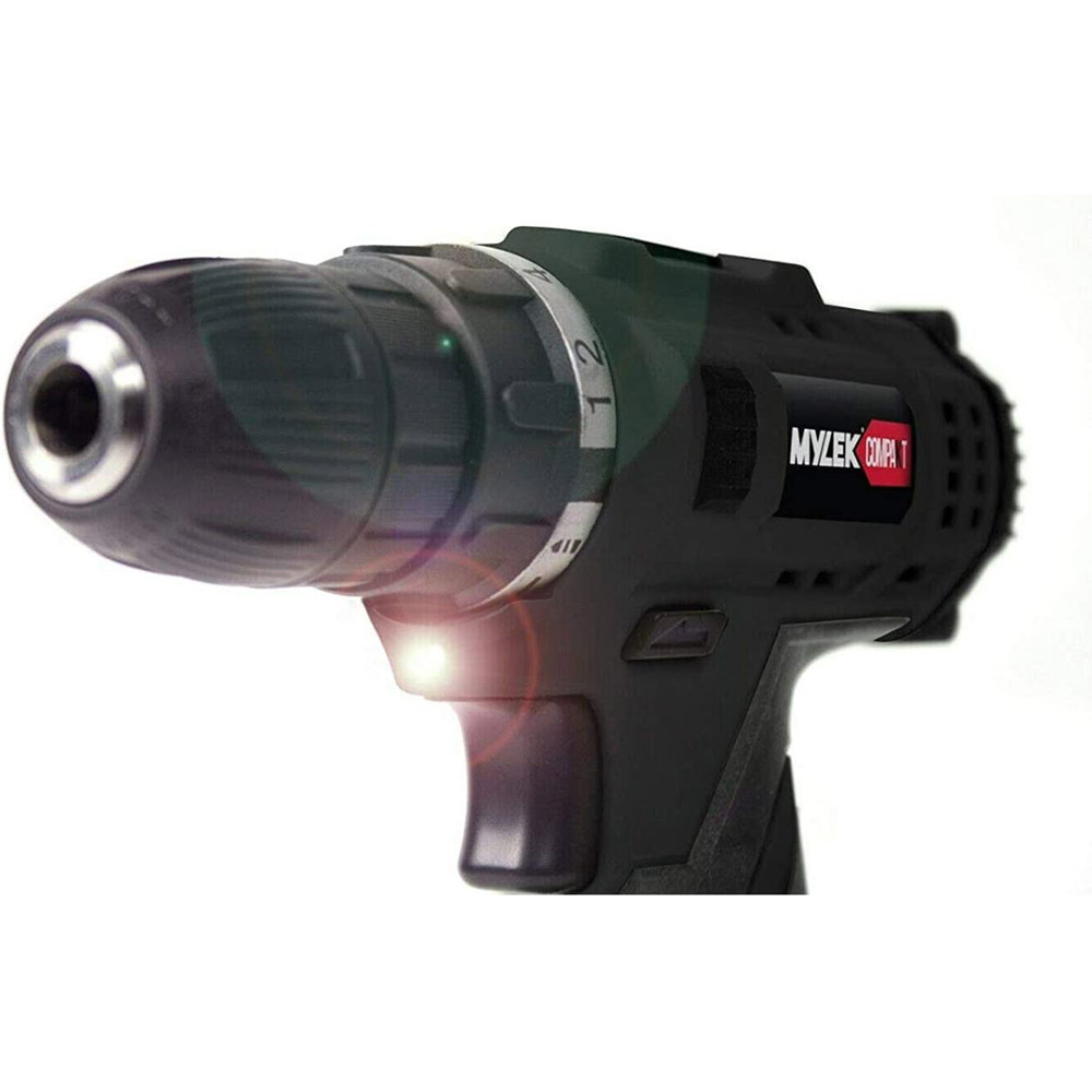 MYLEK 18V Lithium-Ion Drill Drive Including Battery and 151 Accessories Image 4