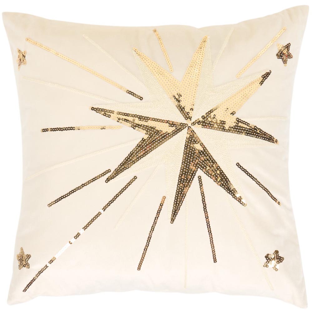 Shining Star Cushion Gold Image 1