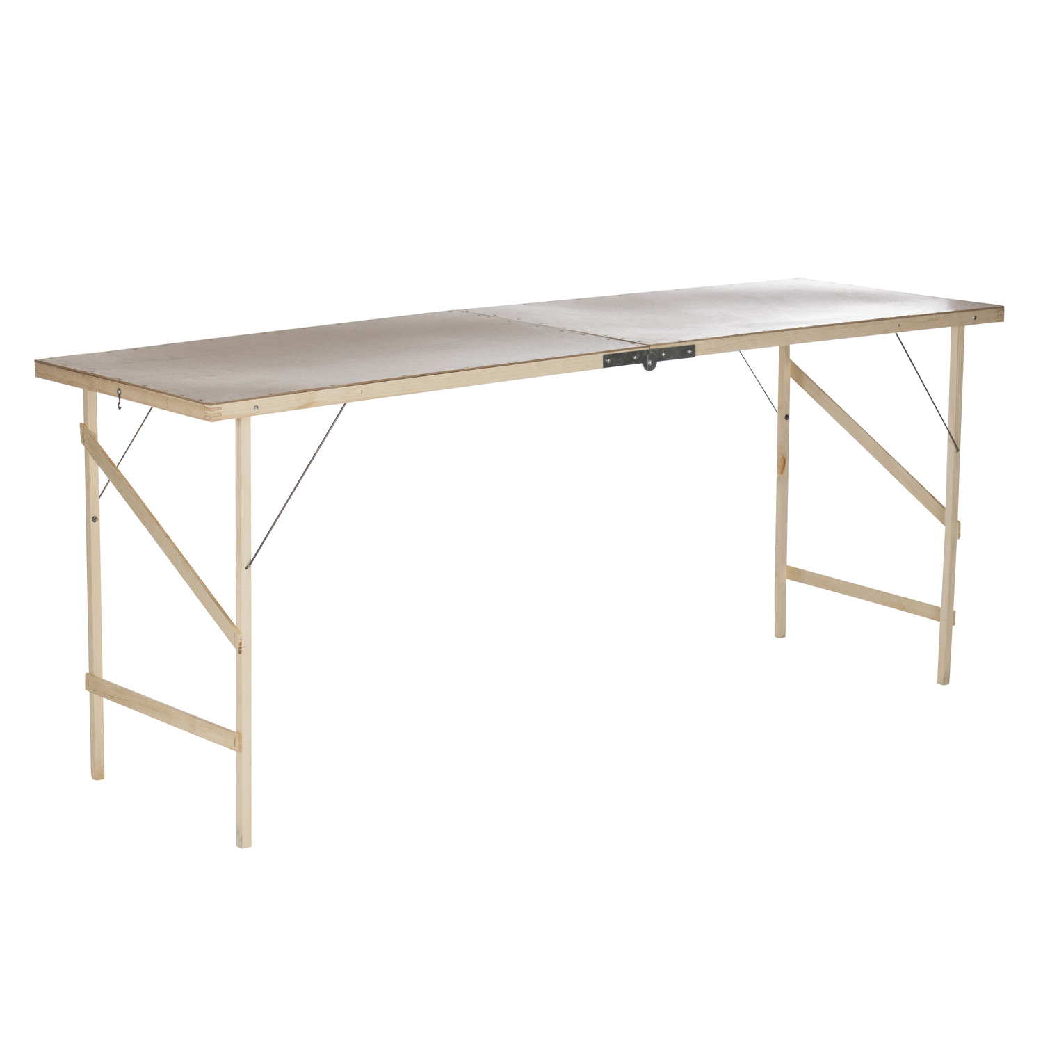 Hardboard Wood Wallpaper Pasting Table Image 1