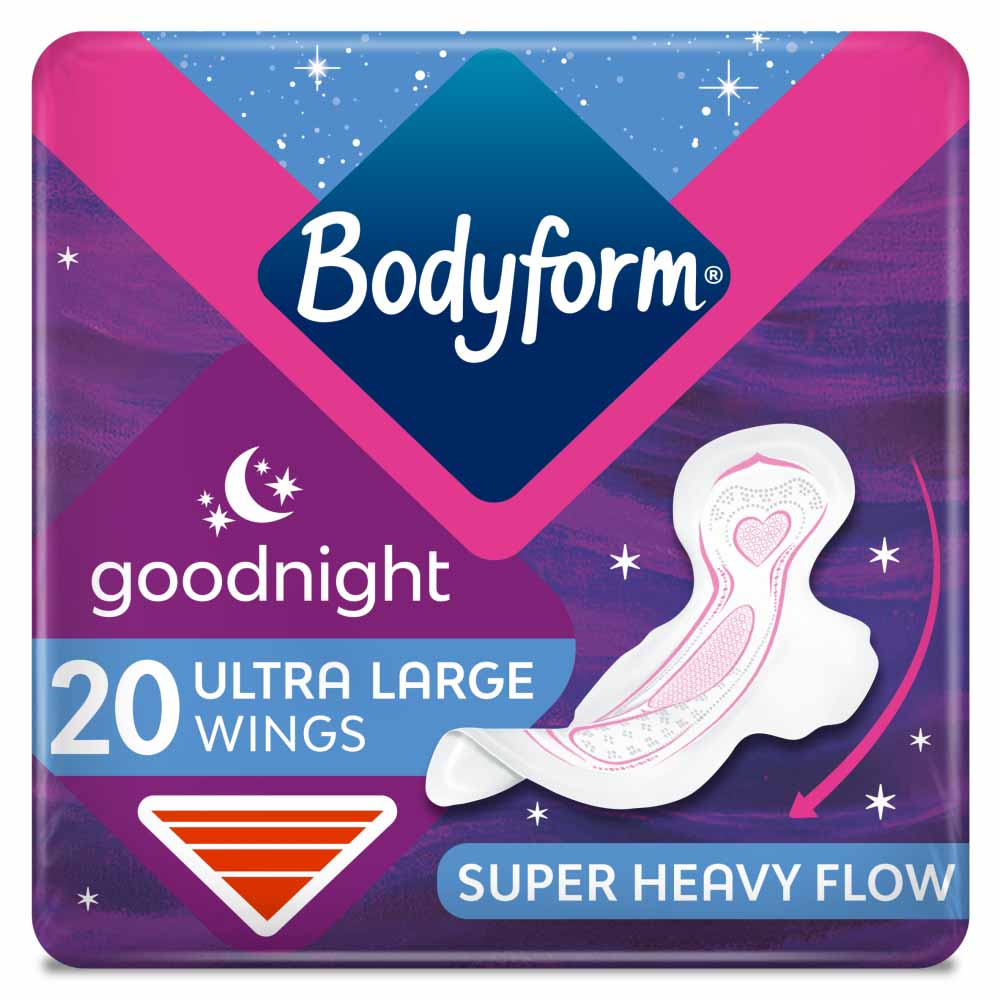 Bodyform Ultra Night With Wings 20pk Image