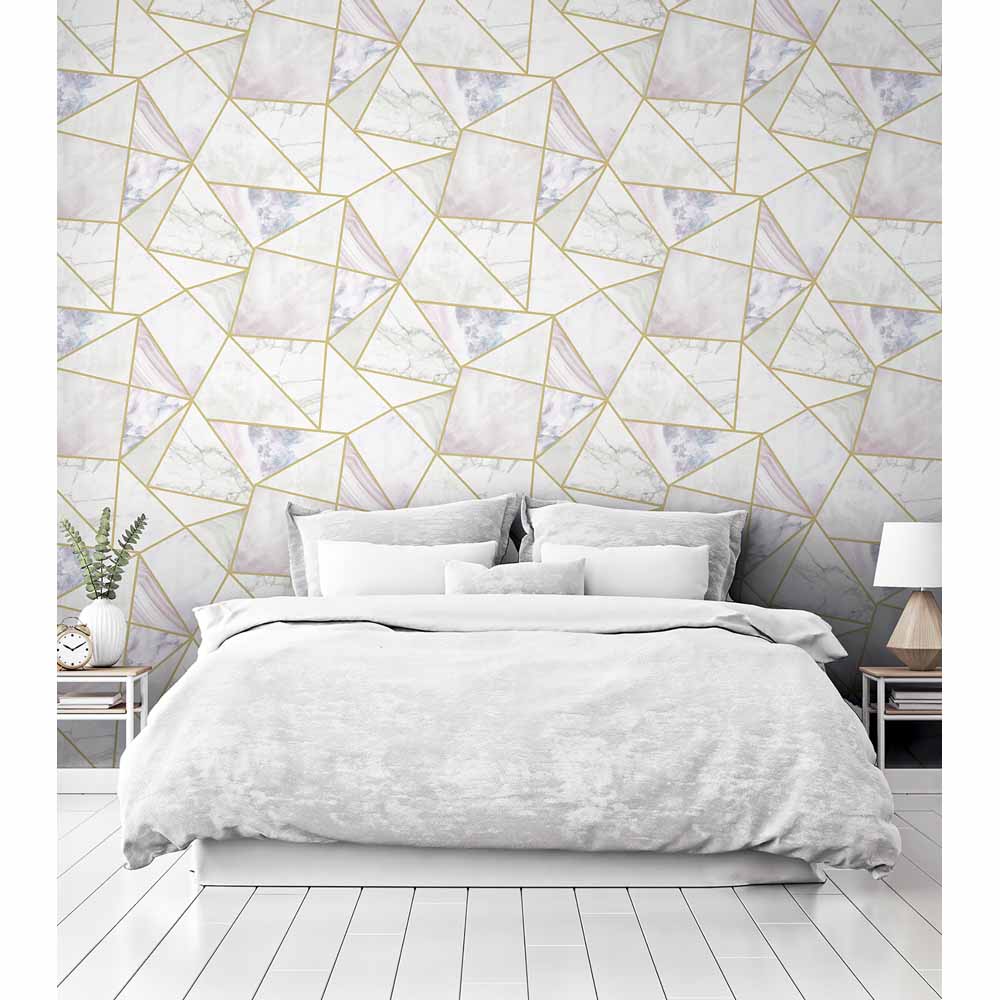 Arthouse Peel & Stick Fragments Multi Wallpaper | Wilko