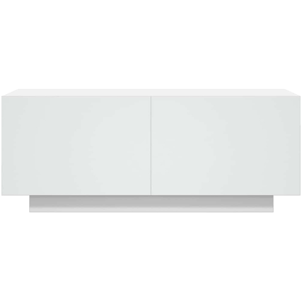 vidaXL 2 Door White TV Cabinet Image 4