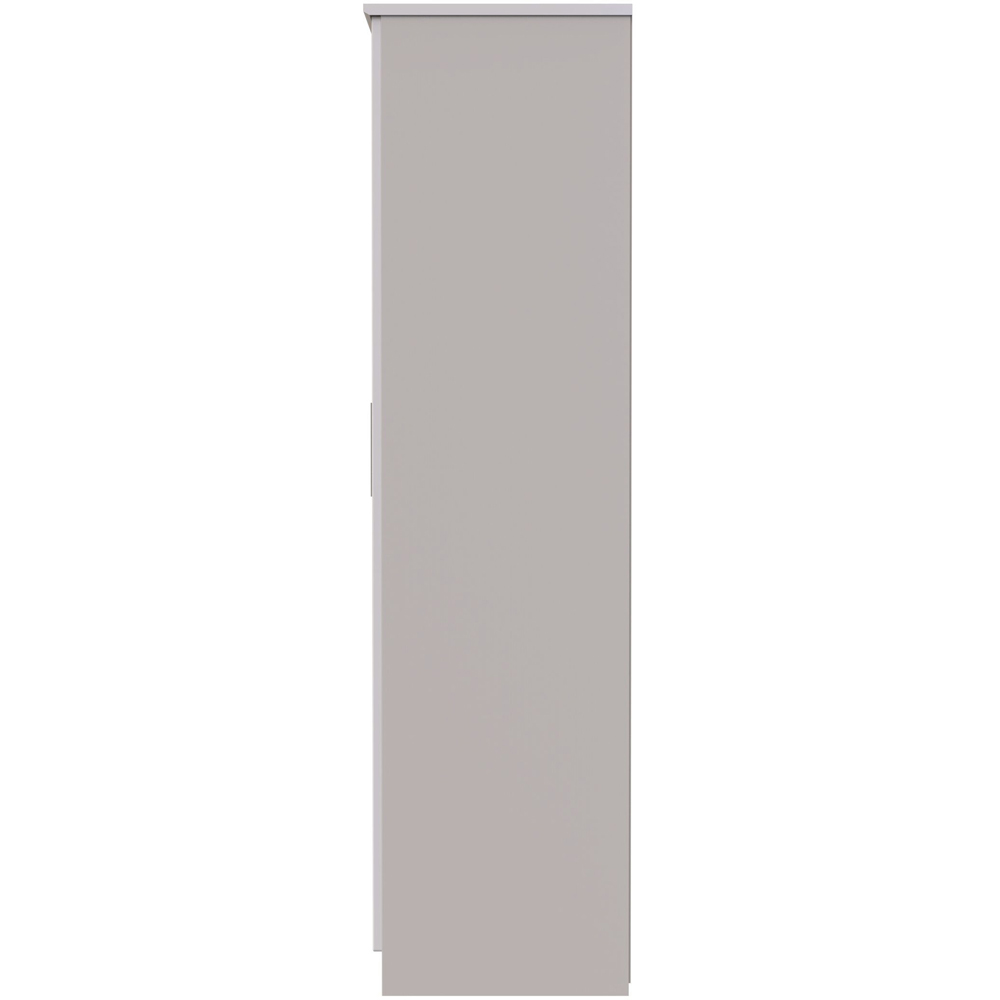 Crowndale Knightsbridge 3 Door Kashmir Gloss Mirror Wardrobe Ready Assembled Image 4