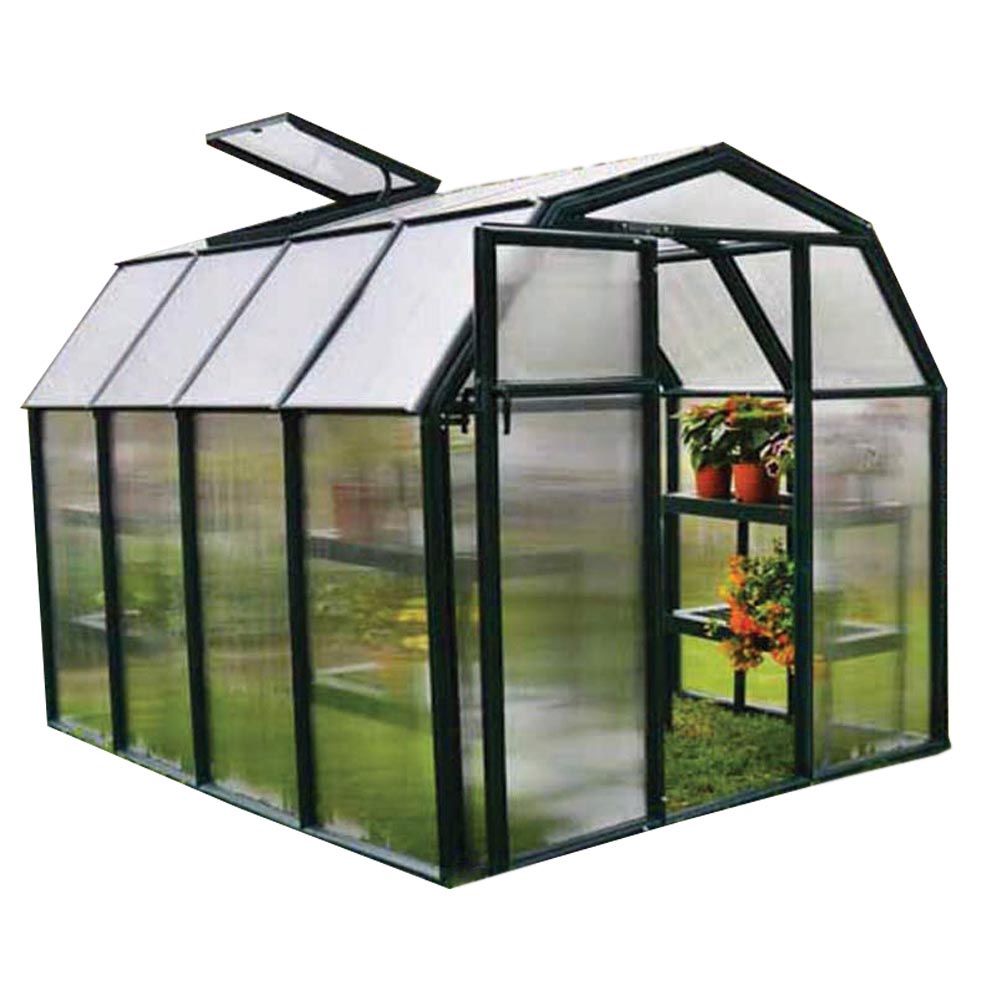 Palram Canopia Eco Grow Polycarbonate 6 x 8ft Greenhouse Image 1