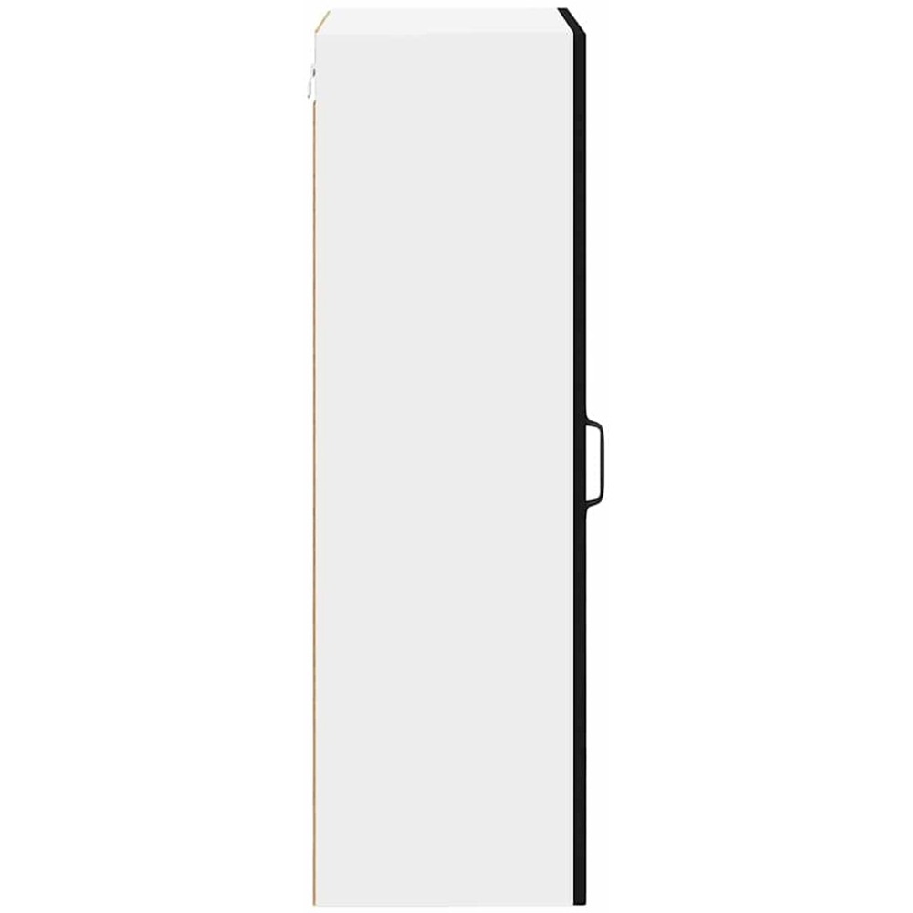 vidaXL Single Door Black Kitchen Wall Cabinet Image 6