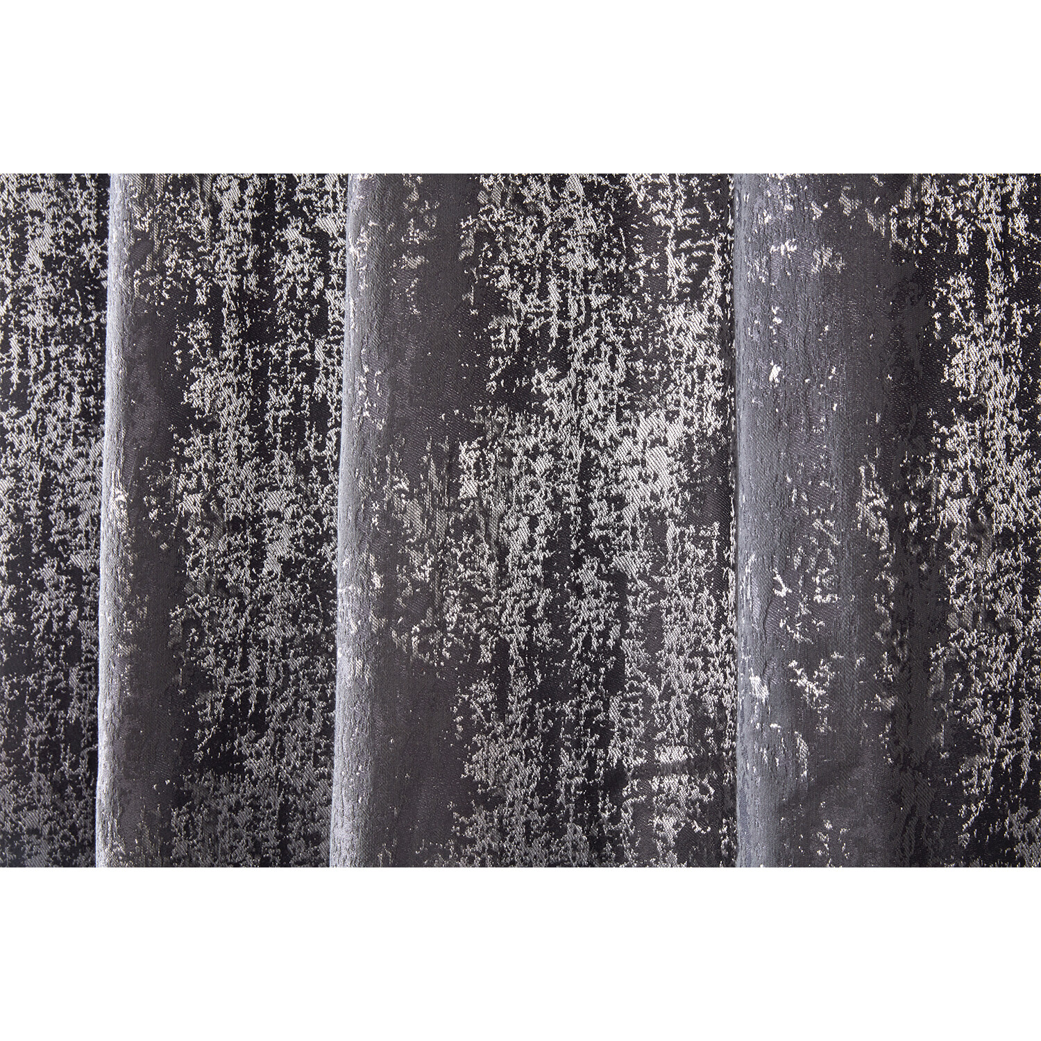 Divante Agadir Charcoal Jacquard Eyelet Curtain 168 x 229cm Image 4