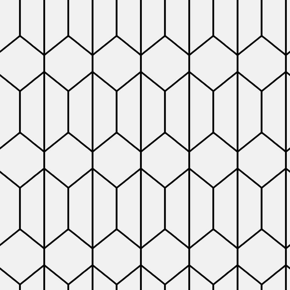 Arthouse Linear Geo Mono Wallpaper Image 1