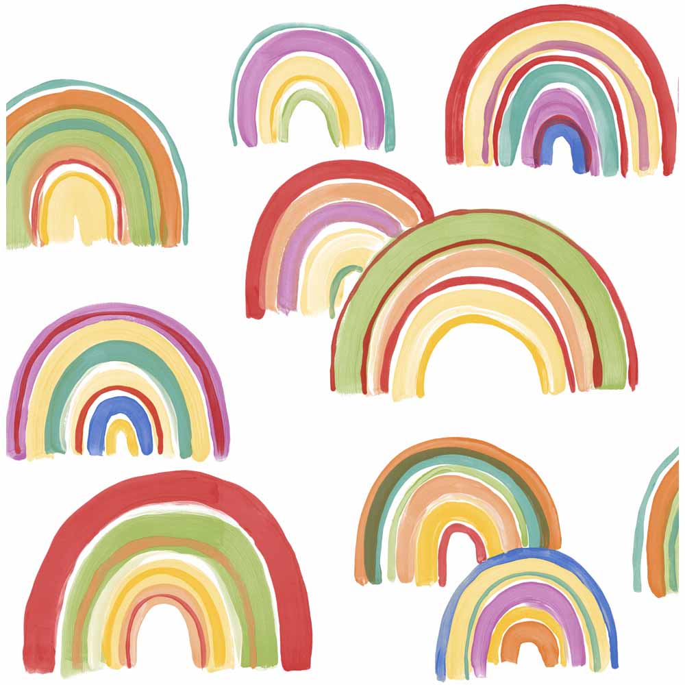 Fresco Over The Rainbow Multi Wallpaper Image