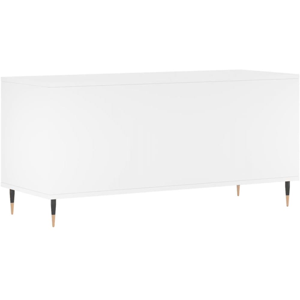 vidaXL 6 Shelf White Record Cabinet Image 6