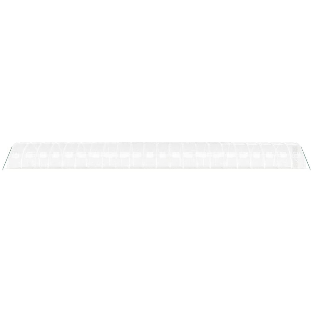 vidaXL White Polyethylene Galvanised Steel Frame 72.1 x 13.1ft Greenhouse Image 4