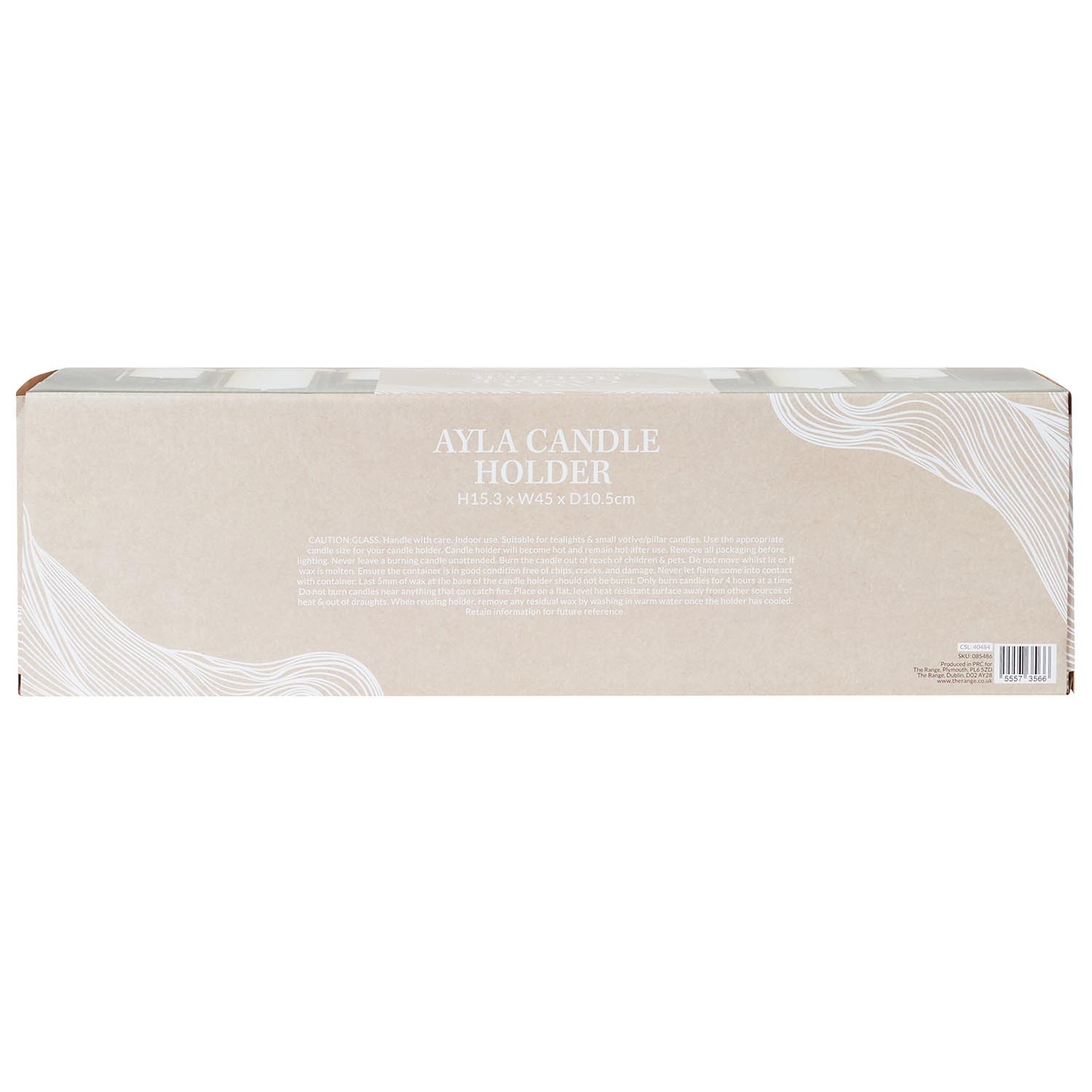 Ayla Candle Holder - Neutral Image 3