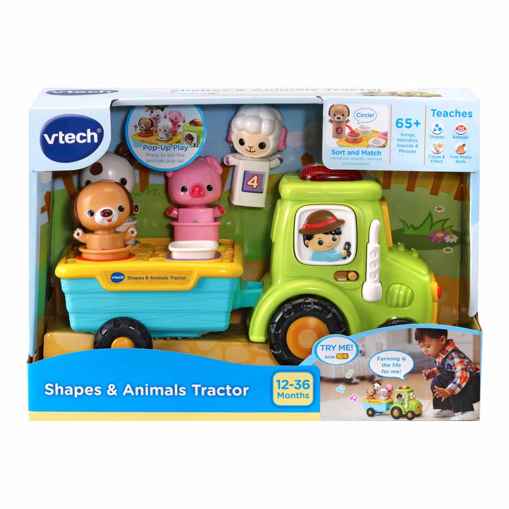 VTech Shapes & Animals Tractor Image 3