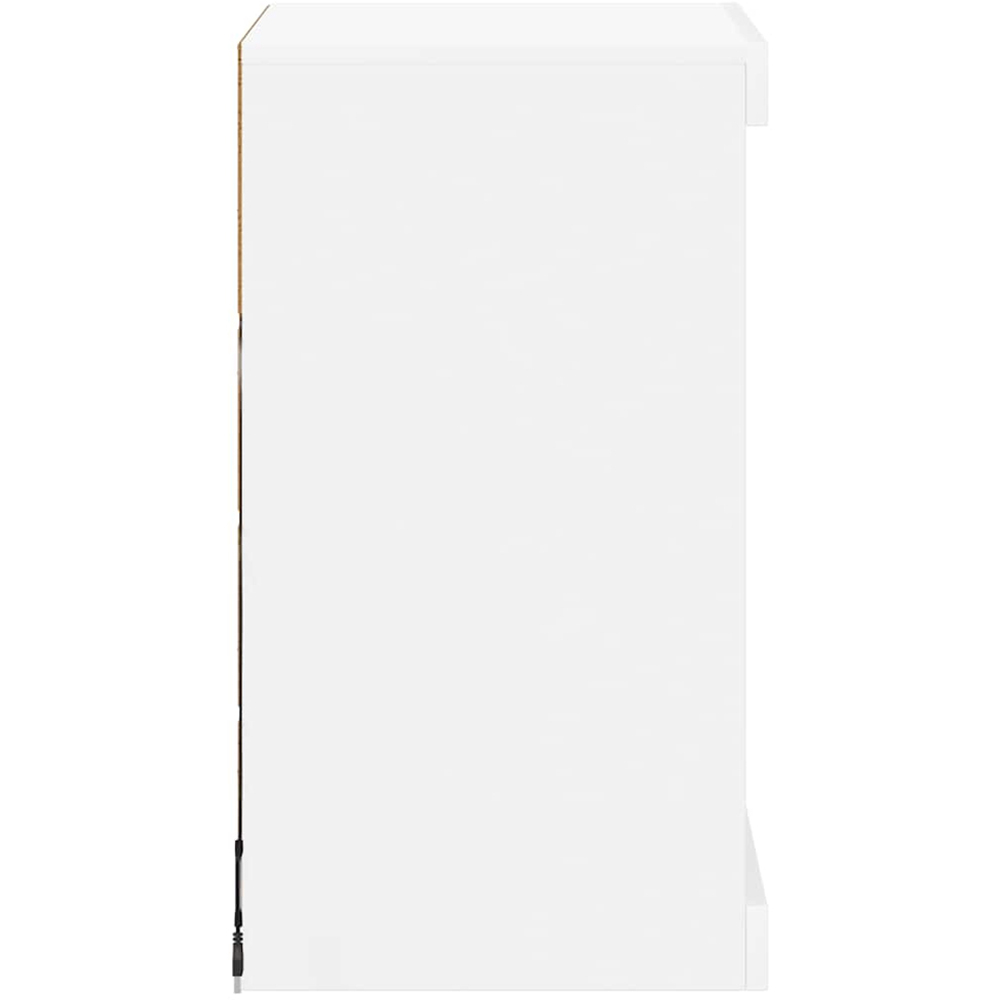 vidaXL 4 Shelf White LED Sideboard Image 6