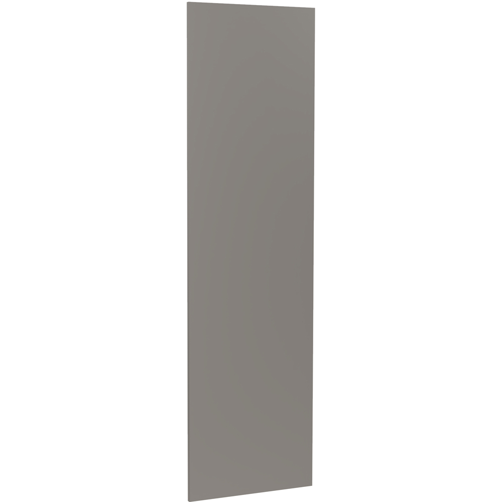 Kitchen Kit J-Pull Matt Dust Grey Larder End Panel 2400 x 600 x 18mm Image 1
