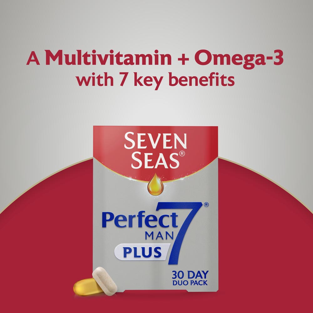 Seven Seas Perfect7 Man Plus Multivitamins 30 Day Duo Pack Image 3