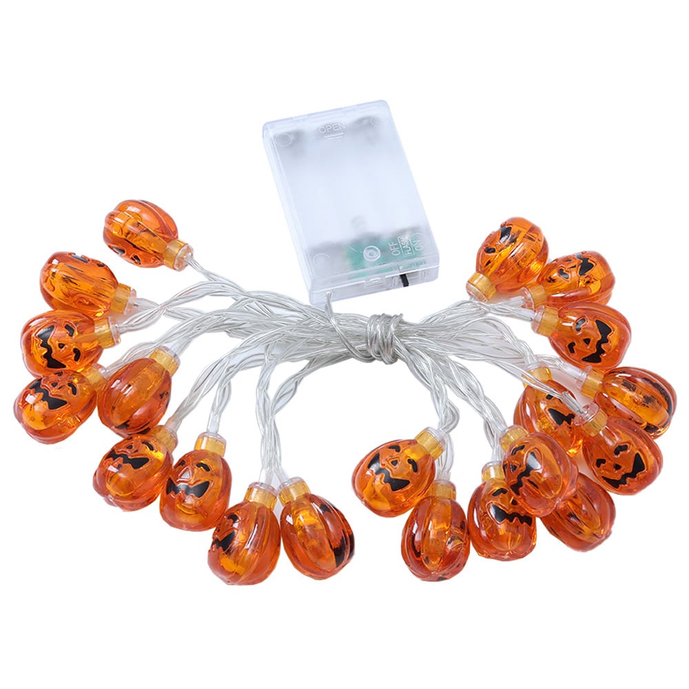 Living and Home 3m Halloween Smiley Pumpkin 20 LED String Light Image 1