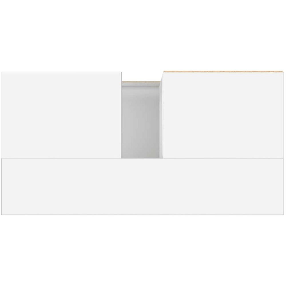 vidaXL Single Door 2 Drawer White Bathroom Cabinet Image 8