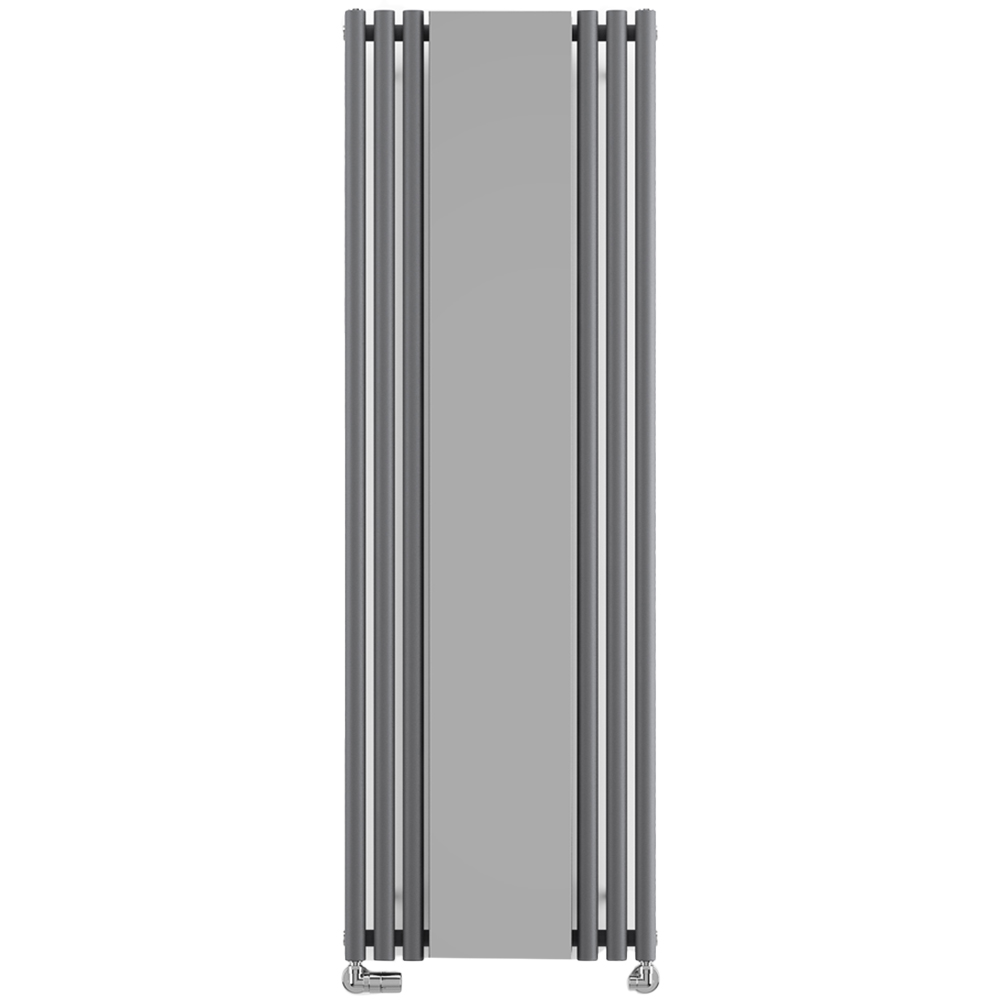 Terma Rolo Mirror 2854 BTU Modern Grey Radiator 1800 x 590mm Image 3
