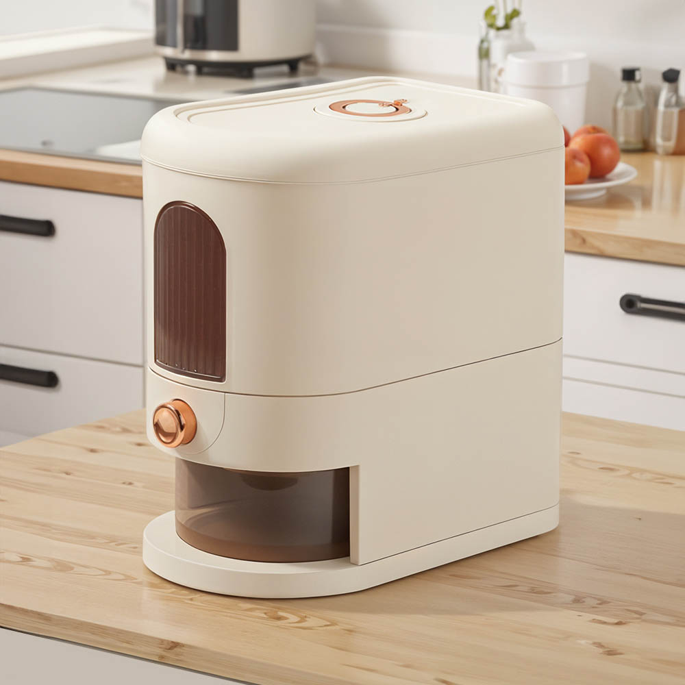 Living and Home Multi Functional Large Capacity Rice Dispenser 5kg Image 2