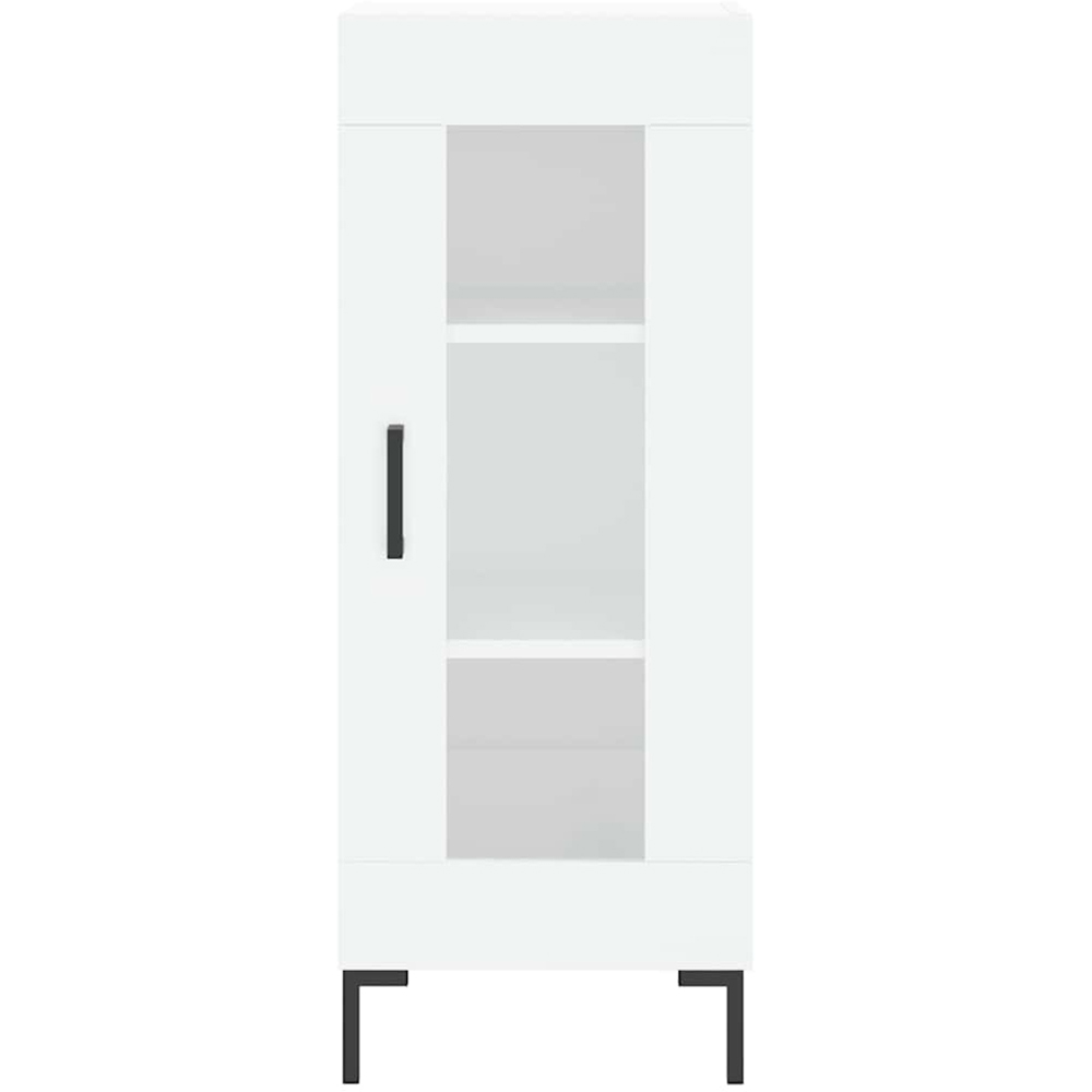 vidaXL 2 Door 3 Shelf White Highboard Image 6