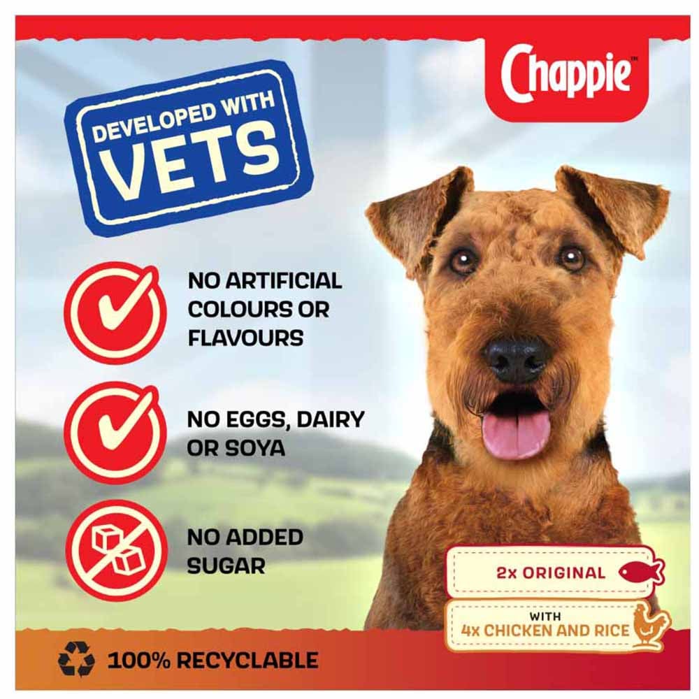 Chappie Mixed Selection Tinned Dog Food 412g Case of 4 x 6 Pack Image 6