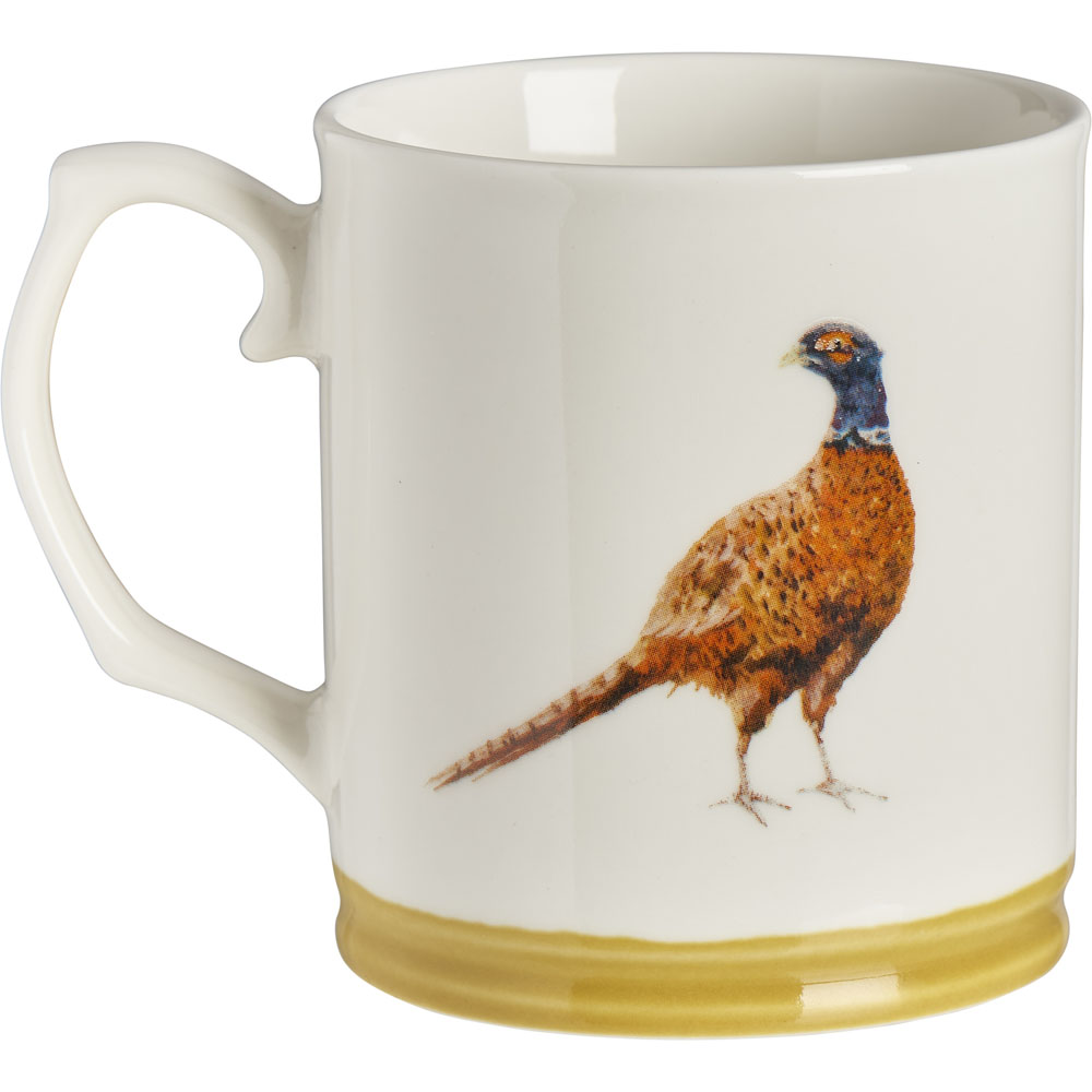 Wilko Watercolour Pheasent Mug Wilko