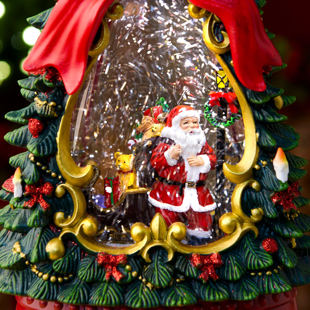 Traditional Tree Glitter Spinner Image 4