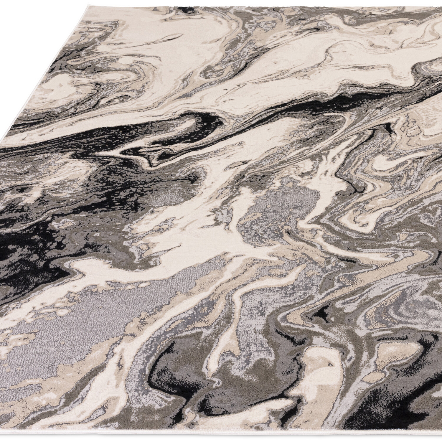 Dark Grey Ocean Mist Rug 230 x 66cm Image 2