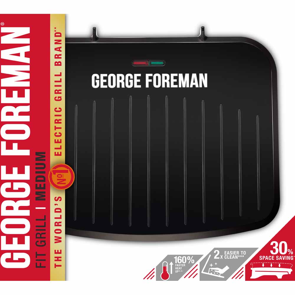 George Foreman Medium Fit Grill Image 7