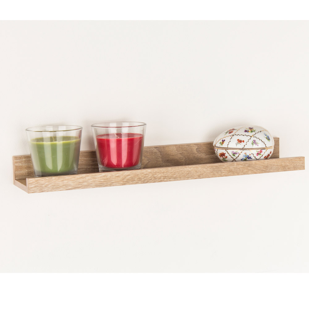 Core Products Dura 58cm Oak Effect Display Shelf Image 3