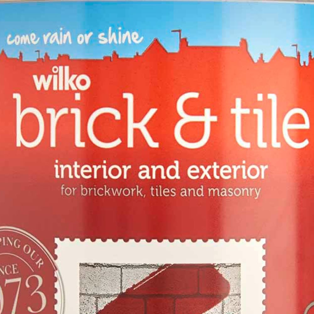 Wilko Brick & Tile Red Matt Paint 1L Image 3