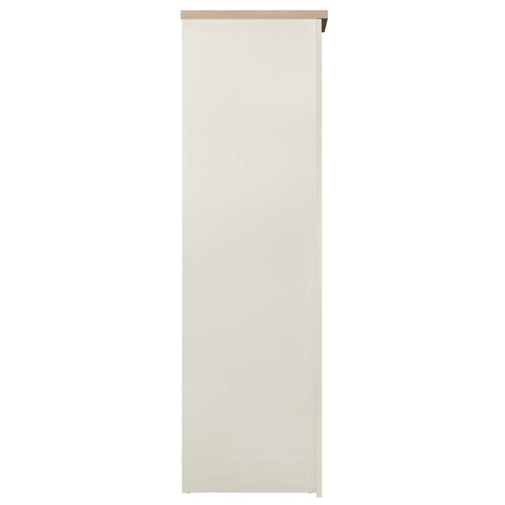 Highgate 2 Door Cream and Oak Wardrobe Image 6