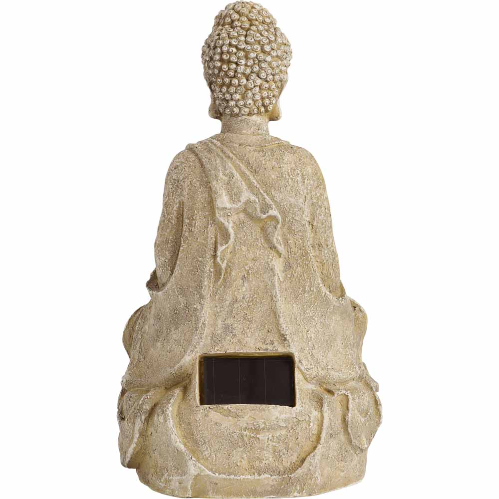 Burwood Buddha Figurine Solar Image 4