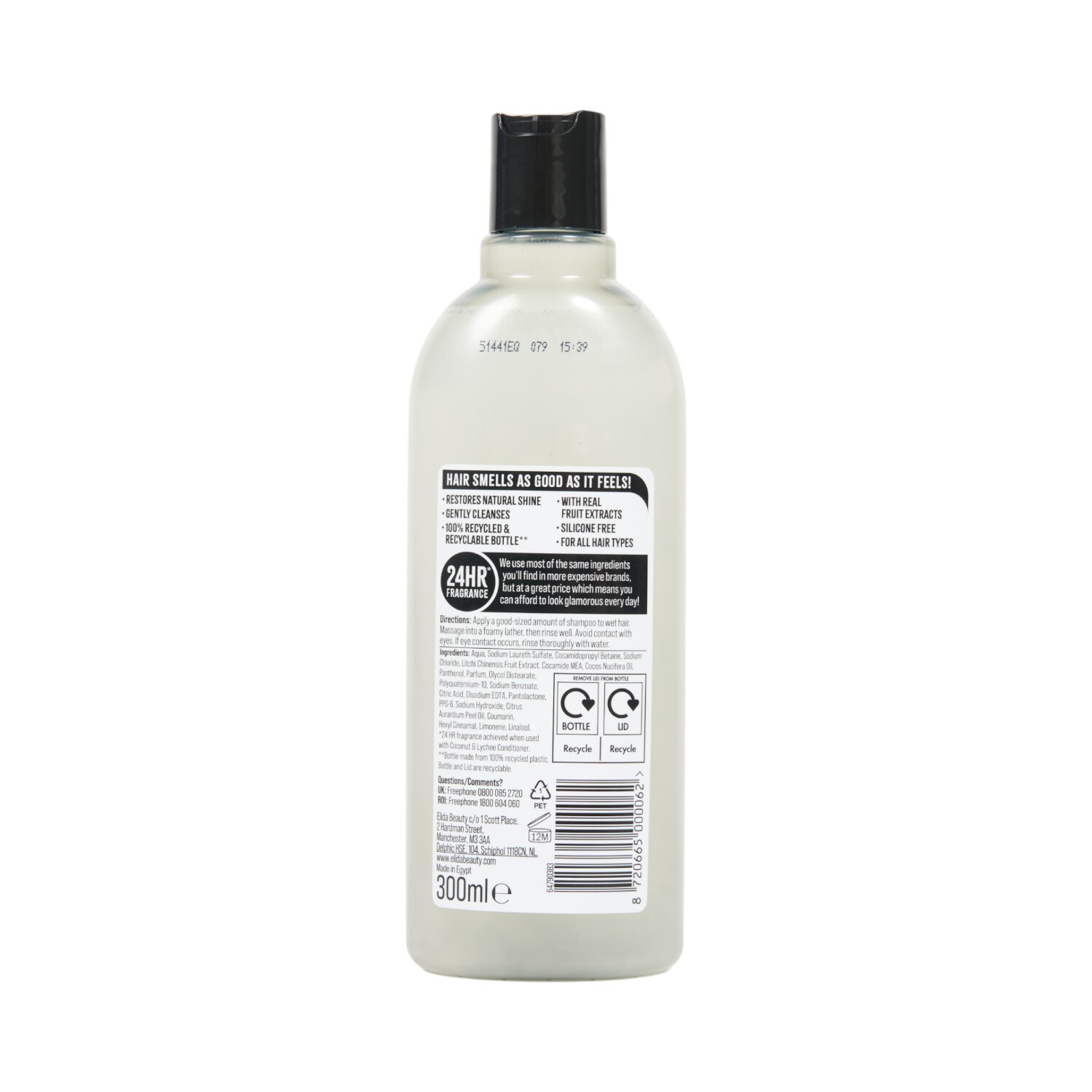 Alberto Balsam Coconut and Lychee Shampoo 300ml Image 2