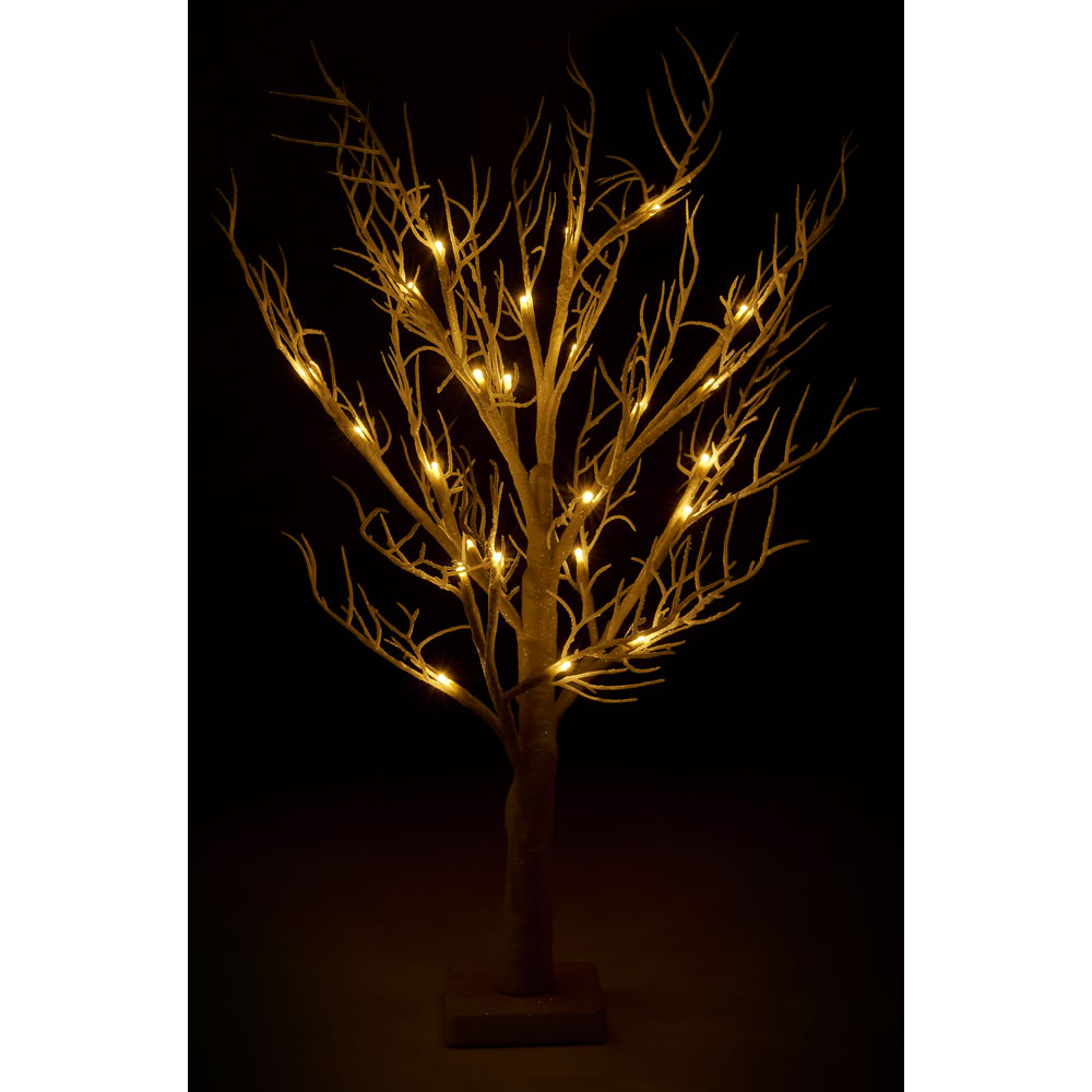 Wilko Dreamland Glitter LED Christmas Twig Tree Image 2