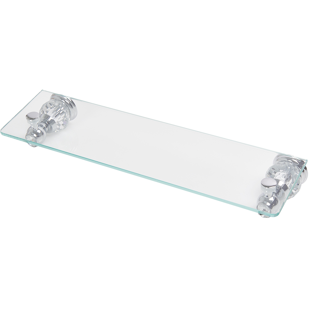 Wilko Glass Shelf Jewelled Wilko