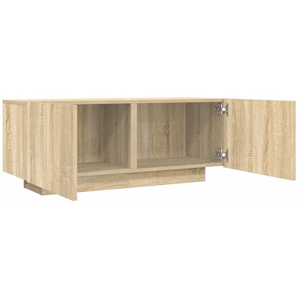vidaXL 2 Door Sonoma Oak TV Cabinet Image 7