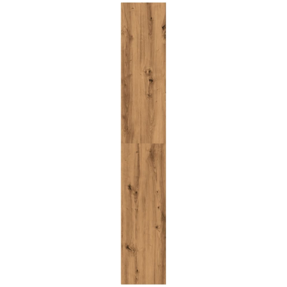 vidaXL 5 Shelf Artisan Oak Bookcase Image 4