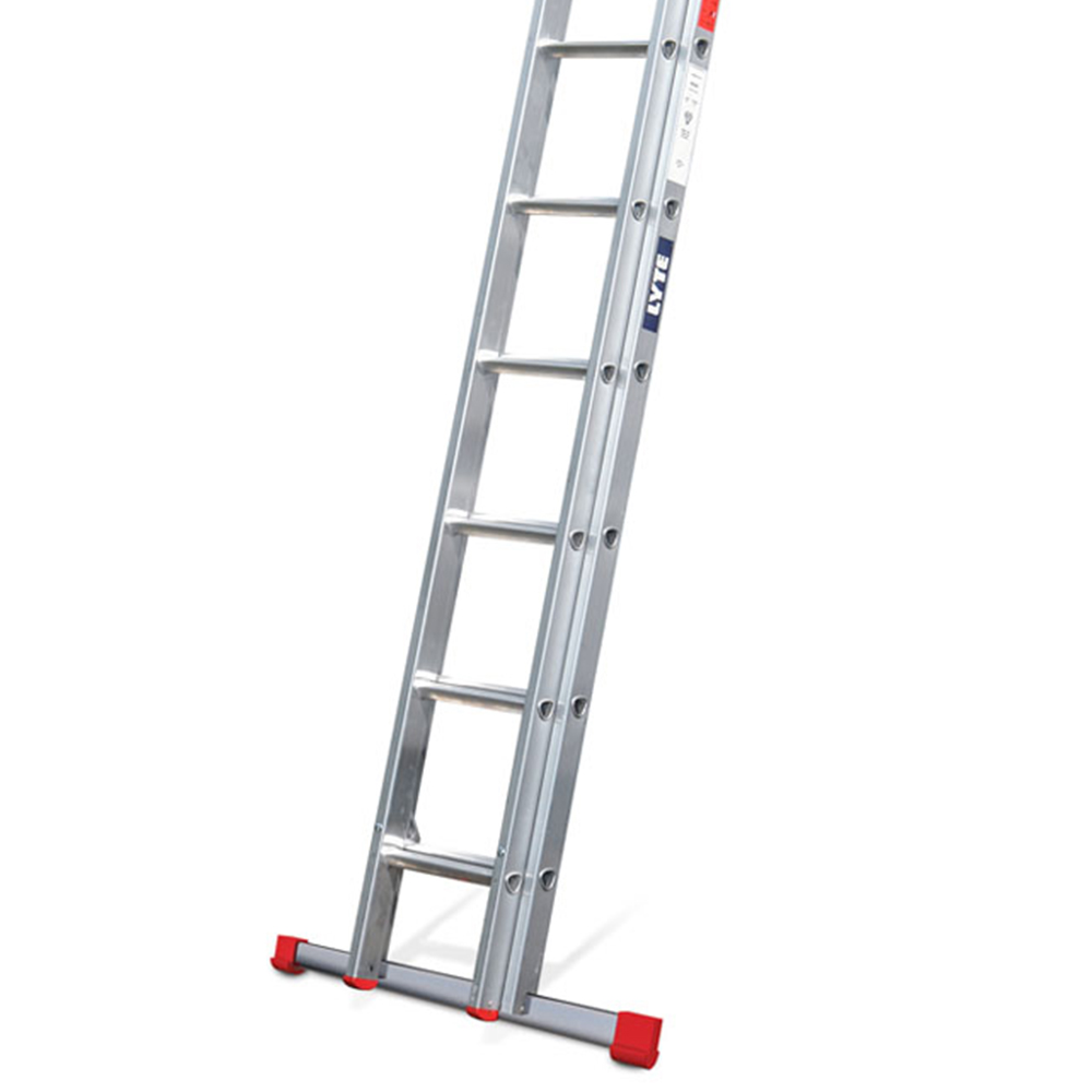 Lyte EN131-2 Non-Professional 2 Section 9 Tread Combination Ladder Image 4