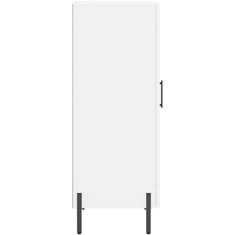 vidaXL Single Door White Sideboard Image 7