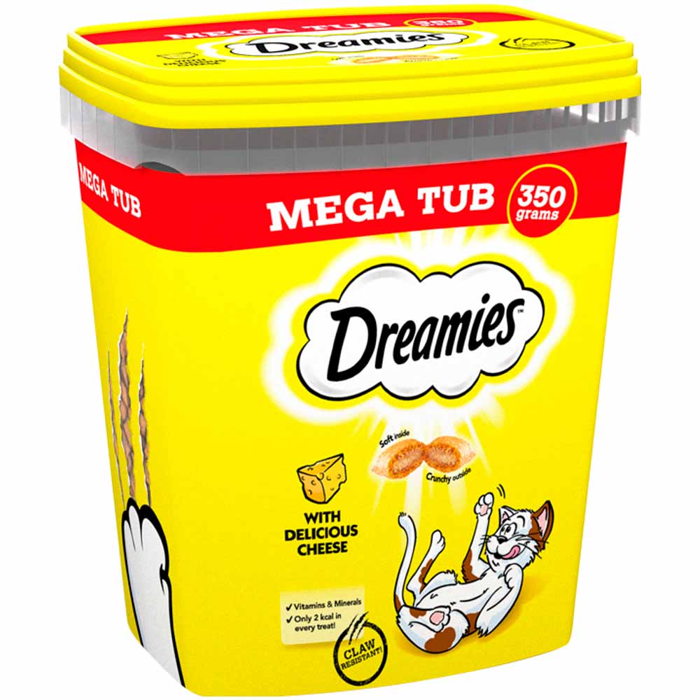 Dreamies Cheese Cat Treats Mega Tub 350g Image 2